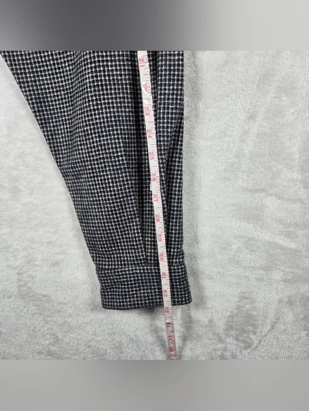 Polo Ralph Lauren Steward Loop Collar Wool Flannel Shacket Mens XL Blue Checker